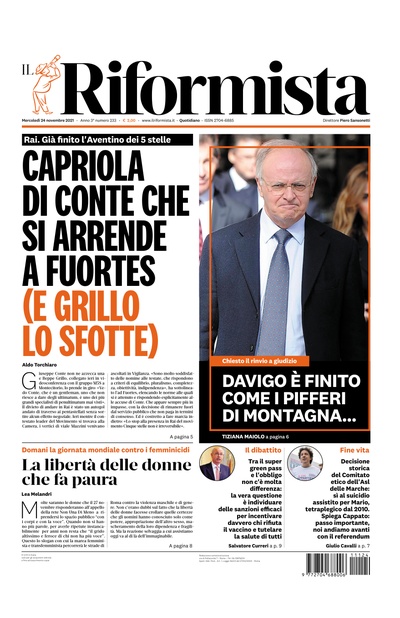 mercoledì 24 novembre 2021
