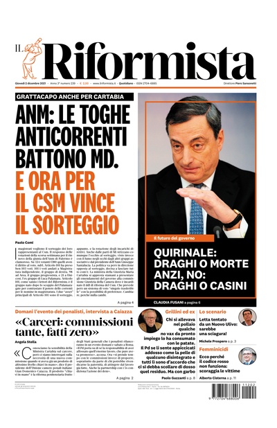 giovedì 2 dicembre 2021