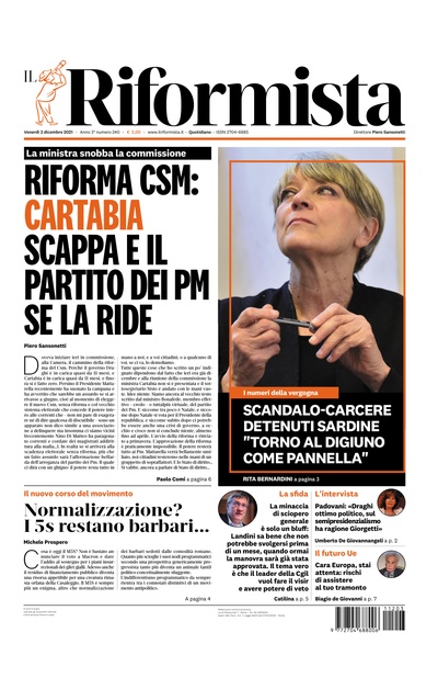 venerdì 3 dicembre 2021