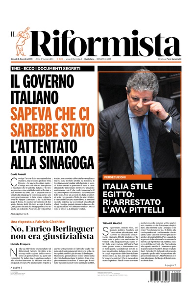 giovedì 9 dicembre 2021