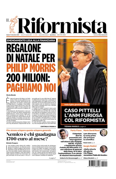 sabato 11 dicembre 2021