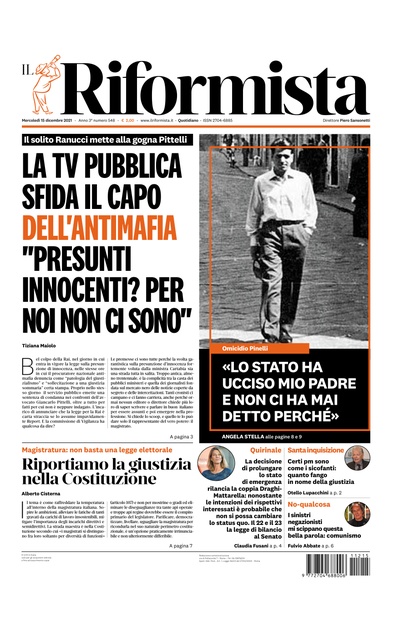 mercoledì 15 dicembre 2021