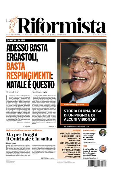 venerdì 24 dicembre 2021