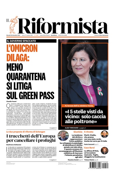 giovedì 30 dicembre 2021