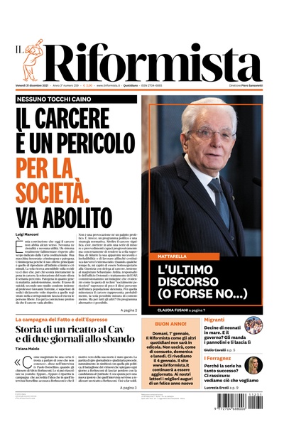 venerdì 31 dicembre 2021