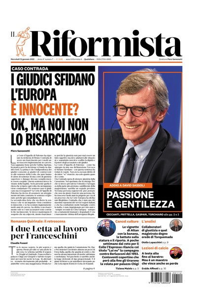 mercoledì 12 gennaio 2022