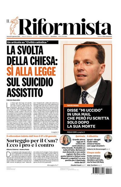 venerdì 14 gennaio 2022