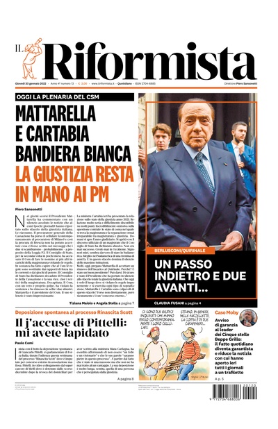 giovedì 20 gennaio 2022