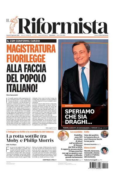 venerdì 21 gennaio 2022