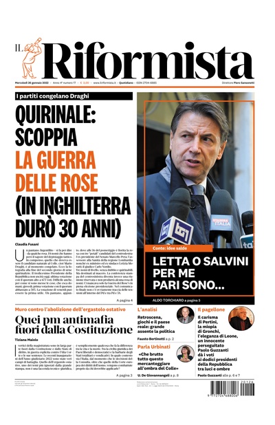 mercoledì 26 gennaio 2022