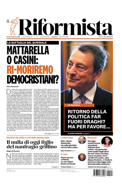 giovedì 27 gennaio 2022