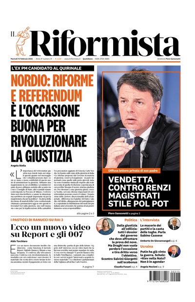 martedì 15 febbraio 2022