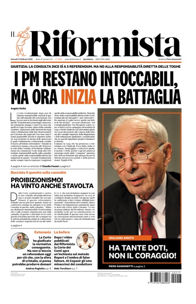 giovedì 17 febbraio 2022