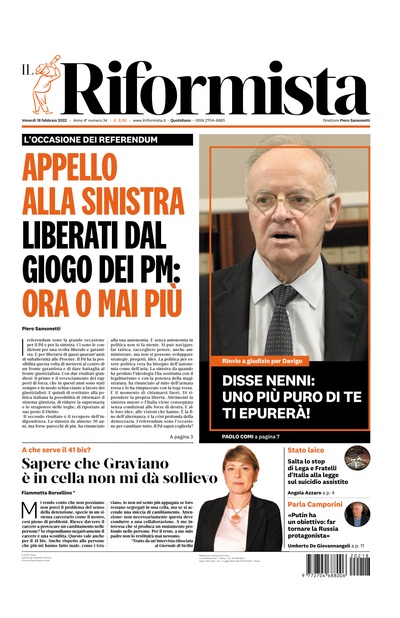 venerdì 18 febbraio 2022
