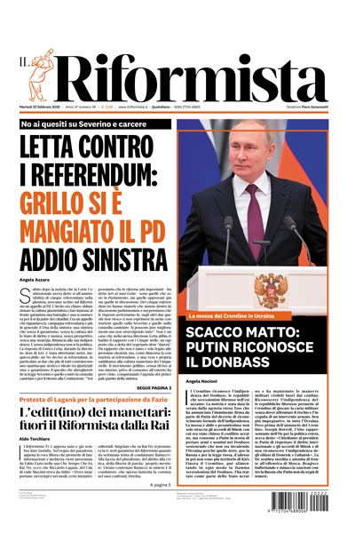 martedì 22 febbraio 2022