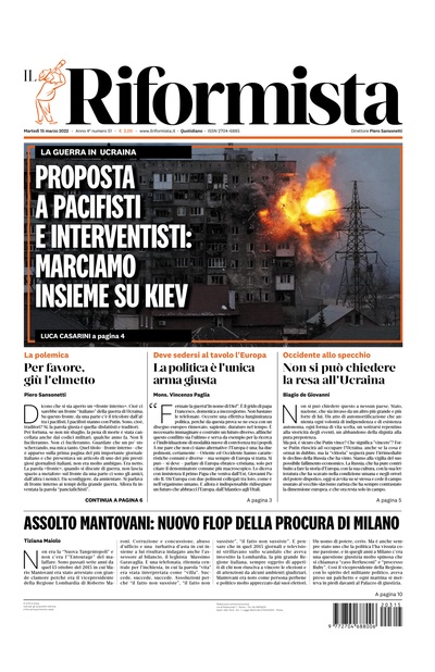 martedì 15 marzo 2022