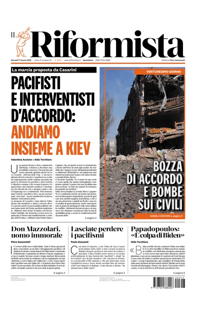 giovedì 17 marzo 2022