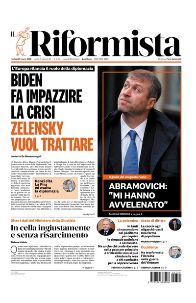 martedì 29 marzo 2022