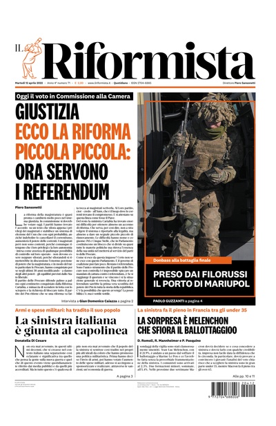 martedì 12 aprile 2022