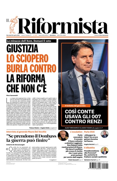 mercoledì 20 aprile 2022