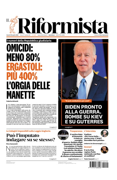 venerdì 29 aprile 2022