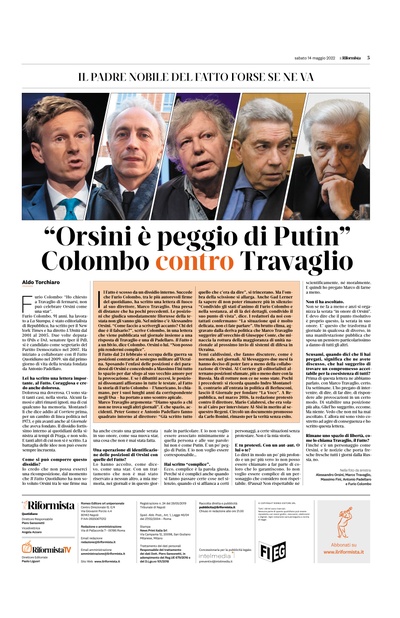 sabato 14 maggio 2022