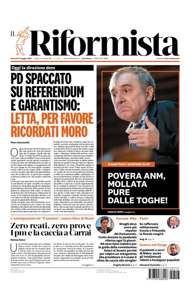 martedì 17 maggio 2022