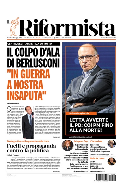 mercoledì 18 maggio 2022