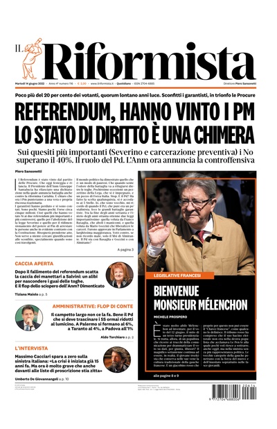 martedì 14 giugno 2022