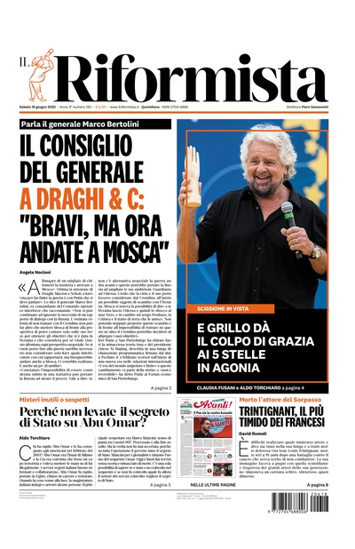 sabato 18 giugno 2022