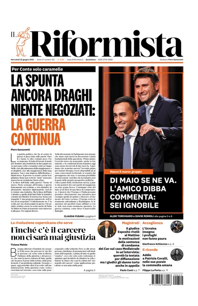 mercoledì 22 giugno 2022
