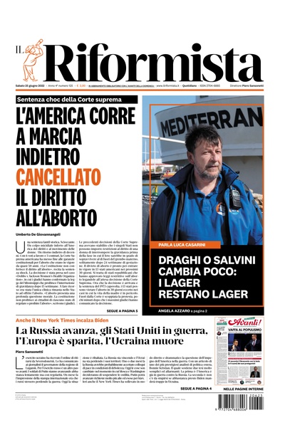sabato 25 giugno 2022