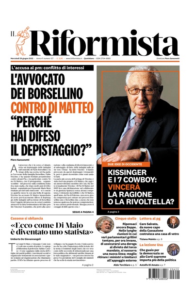 mercoledì 29 giugno 2022