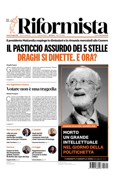 venerdì 15 luglio 2022