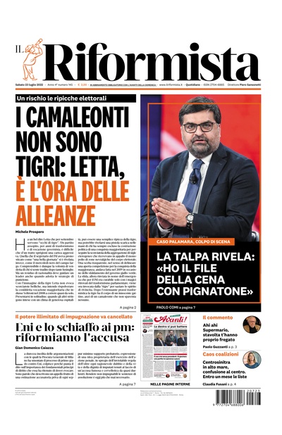 sabato 23 luglio 2022