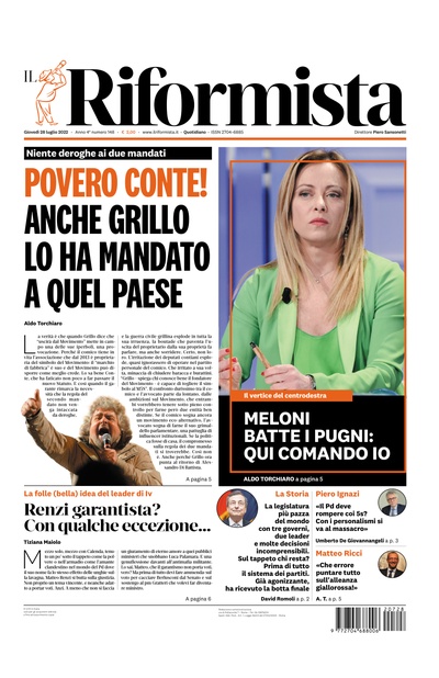 giovedì 28 luglio 2022