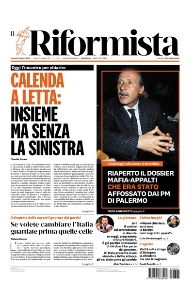 martedì 2 agosto 2022