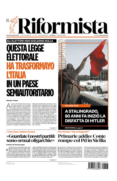 martedì 23 agosto 2022