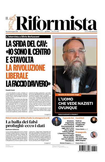 mercoledì 24 agosto 2022