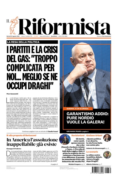 martedì 30 agosto 2022