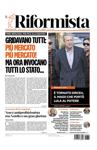 mercoledì 31 agosto 2022