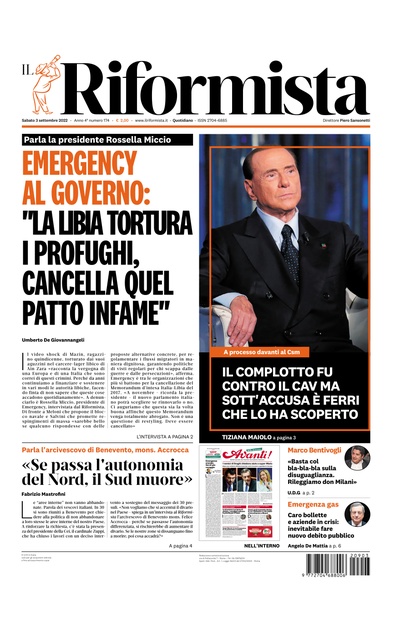 sabato 3 settembre 2022