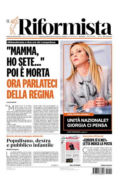 sabato 10 settembre 2022