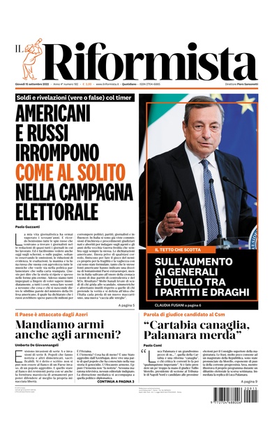 giovedì 15 settembre 2022