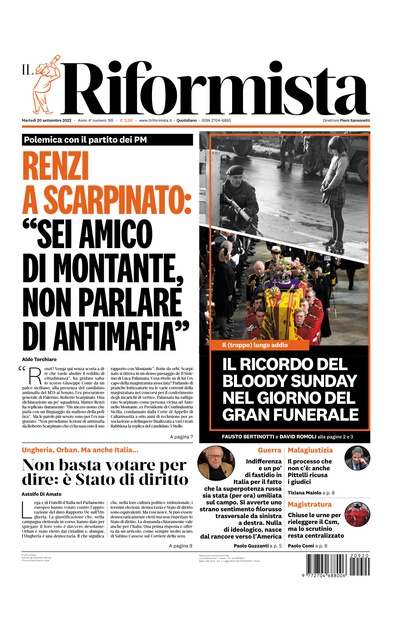 martedì 20 settembre 2022