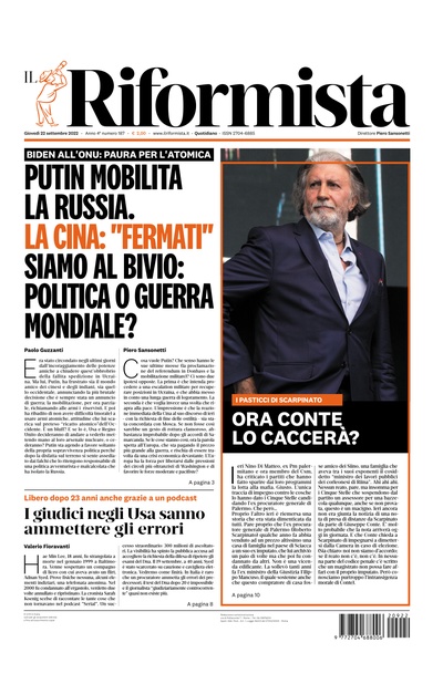 giovedì 22 settembre 2022