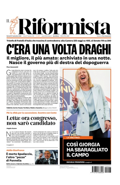 martedì 27 settembre 2022