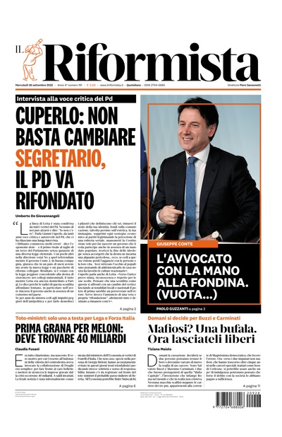 mercoledì 28 settembre 2022