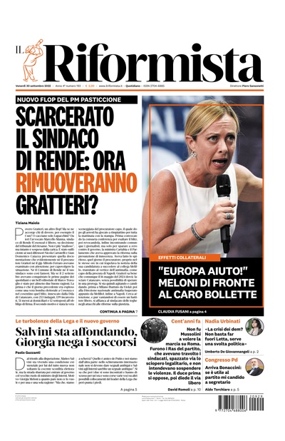 venerdì 30 settembre 2022