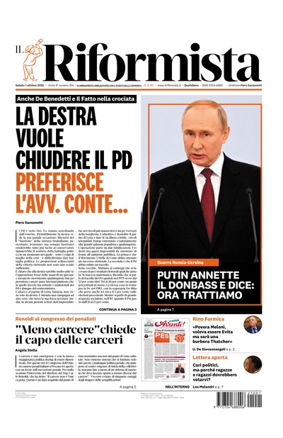 sabato 1 ottobre 2022